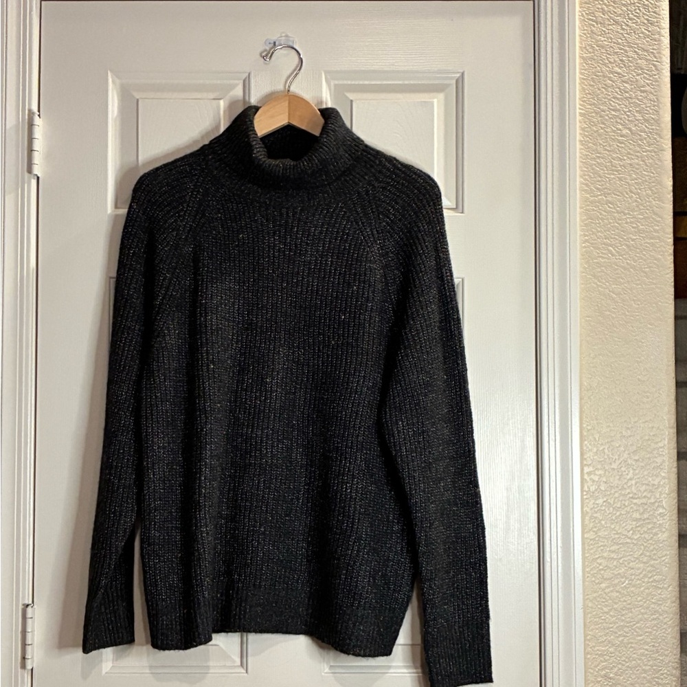 Time and Tru Charcoal Turtleneck Sweater